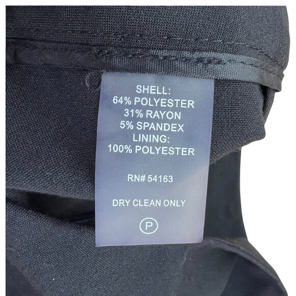 Calvin Klein Womens Wide Leg Pants Size 10 Black NWT - Picture 10 of 11